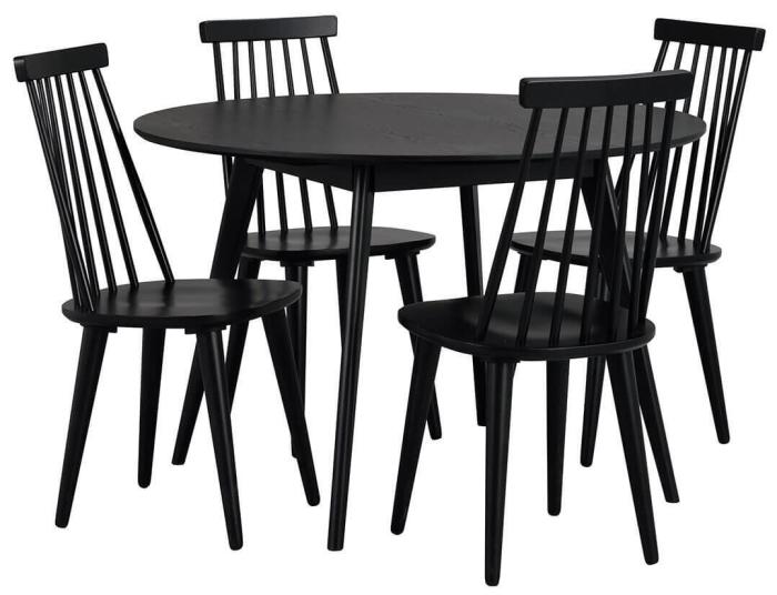 Bild 2, Yumi Ø115 och Lotta Svartlack - Rowico Home - Bonus Möbler