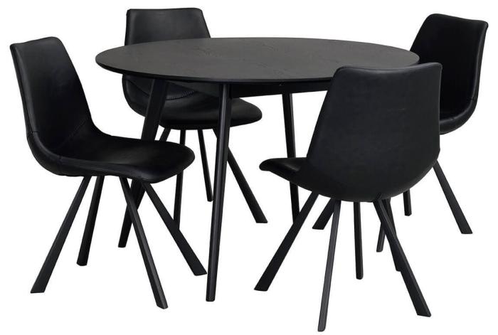 Bild 2, Yumi Ø115 och Auburn Svartlack - Rowico Home - Bonus Möbler