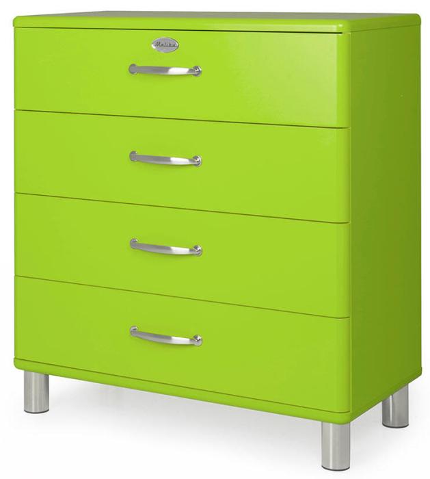 Bild 3, Malibu B86 cm 4 lådor Grön | Utgått | Bonus Möbler