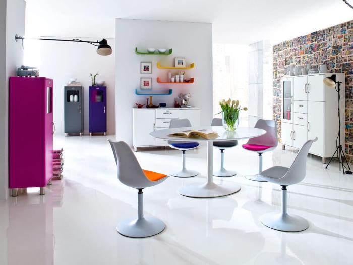 Bild 6, Viva Swivel Vit / Svart | Utgått | Bonus Möbler