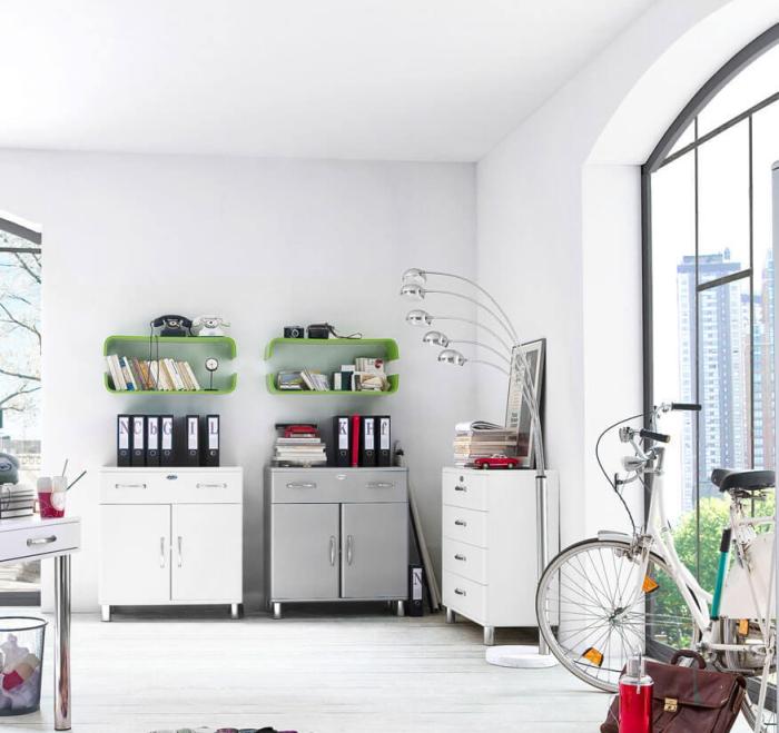 Bild 11, Malibu B86 cm 4 lådor Röd | Utgått | Bonus Möbler