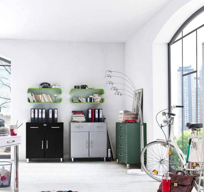 Bild 14, Malibu B86 cm 4 lådor Röd | Utgått | Bonus Möbler