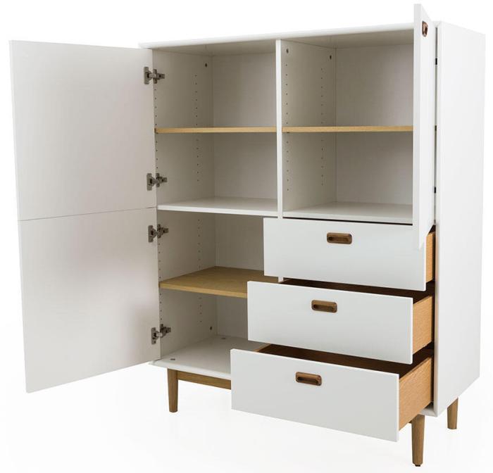 Bild 4, Svea 3D + 3L Vit | Utgått | Bonus Möbler