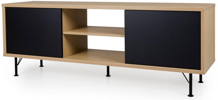 Bild 3, Flow 164 cm Ek / Svart | Utgått | Bonus Möbler