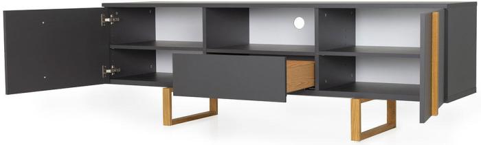 Bild 4, Birka 177 cm Antracit / Ek | Utgått | Bonus Möbler