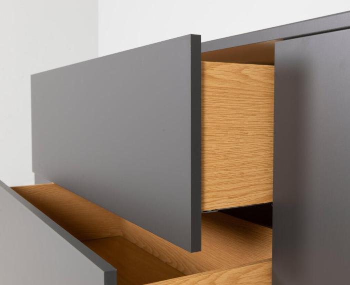 Bild 10, Birka 177 cm Antracit / Ek | Utgått | Bonus Möbler