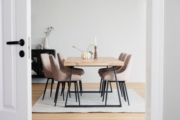 Bild 3, Brooklyn 220X95 cm U Metallben Lackad Ek | Rowico Home | Bonus Möbler