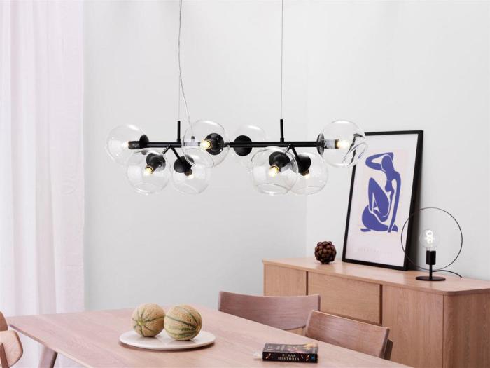 Bild 2, Capella Svart / Klarglas - Cottex - Bonus Möbler