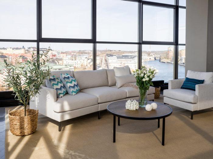 Bild 6, Square Ø93 cm Svart Burned Walnut | Englesson | Bonus Möbler