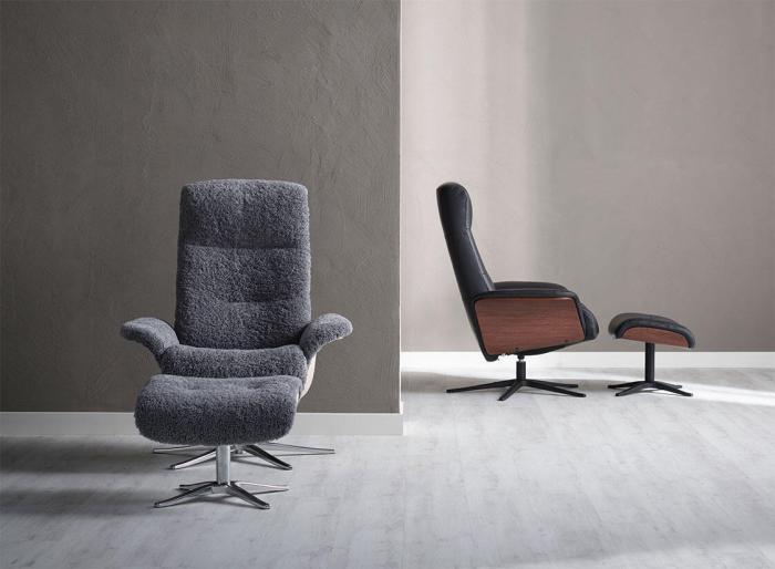 Bild 5, Läckö Fårskinn Scandinavian Grey / Obehandlad ek | Utgått | Bonus Möbler