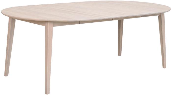 Bild 4, Filippa Runt 120-165X120 cm Vitpigmenterad ek | Rowico Home | Bonus Möbler