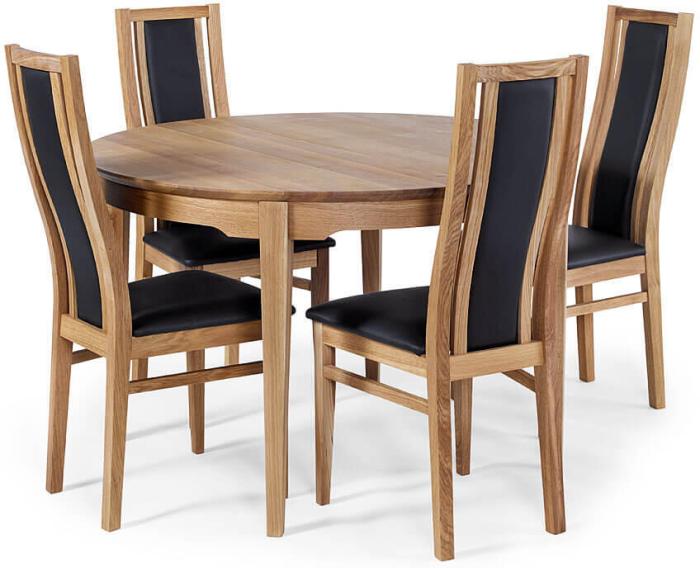 Bild 4, Hovdala Runt Ø115-160/205 cm Oljad ek | Torkelson | Bonus Möbler