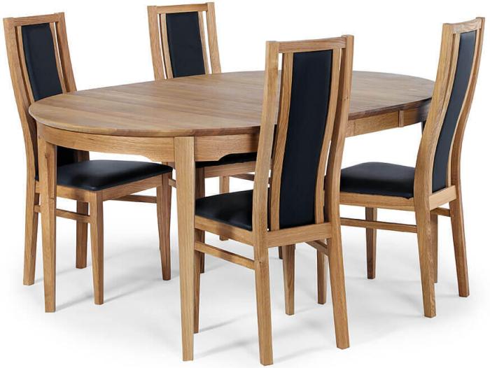 Bild 5, Hovdala Runt Ø115-160/205 cm Oljad ek | Torkelson | Bonus Möbler