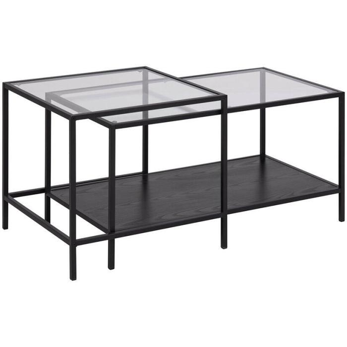 Bild 3, Seaford Melamin Svart / Svart | Actona Group | Bonus Möbler