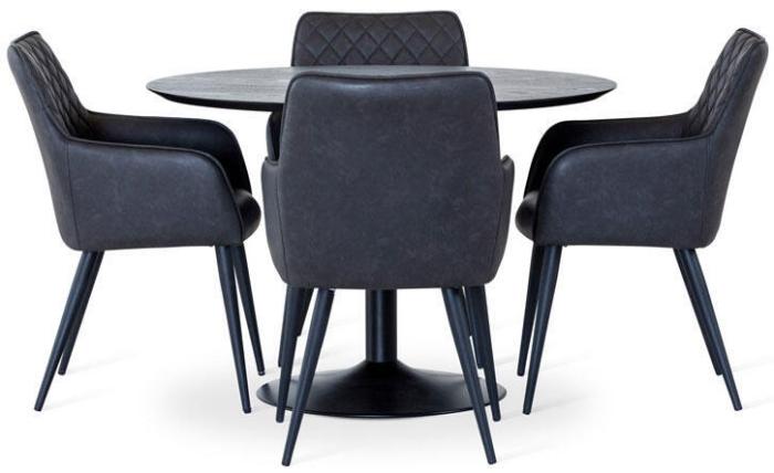 Bild 4, Miles Ø110 cm Trumpetfot Svart Ask | Torkelson | Bonus Möbler