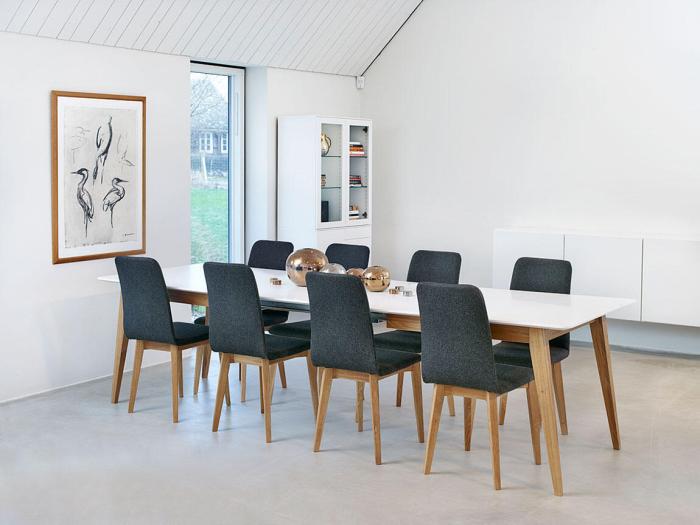 Bild 2, Mood 190-285X95 cm Vitlack / Oljad Ek | Torkelson | Bonus Möbler