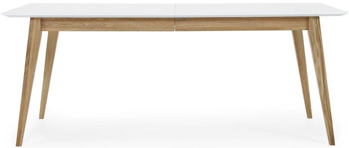 Bild 3, Mood 190-285X95 cm Vitlack / Oljad Ek | Torkelson | Bonus Möbler