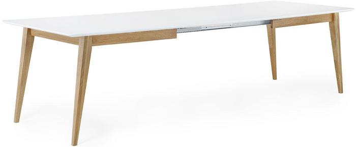 Bild 5, Mood 190-285X95 cm Vitlack / Oljad Ek | Torkelson | Bonus Möbler