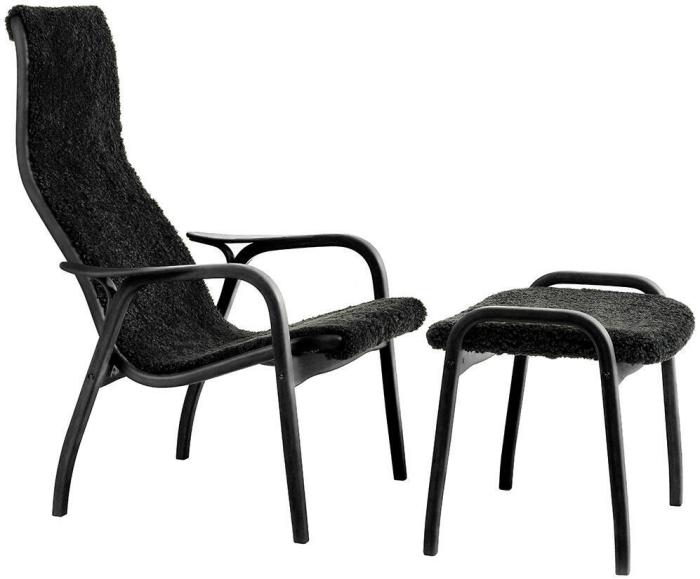 Bild 12, Lamino Bok / Ek / Valnöt Fårskinn - Swedese - Bonus Möbler