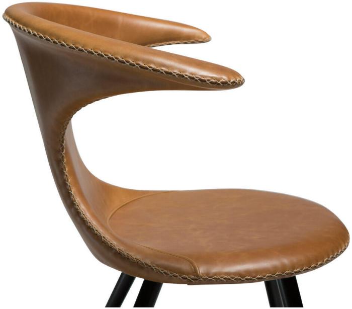 Bild 7, Flair Läder / Runda Svart Light Brown | Dan-Form | Bonus Möbler