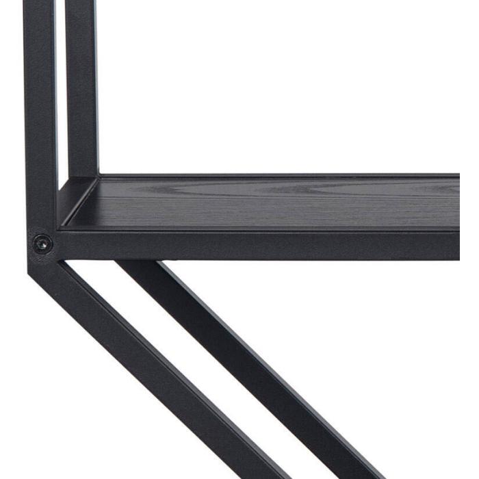 Bild 3, Seaford 3 Oktogon Vägg Melamin Svart / Svart | Utgått | Bonus Möbler