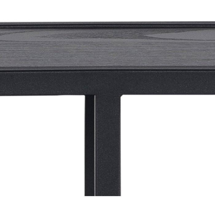 Bild 4, Seaford 3 Oktogon Vägg Melamin Svart / Svart | Utgått | Bonus Möbler