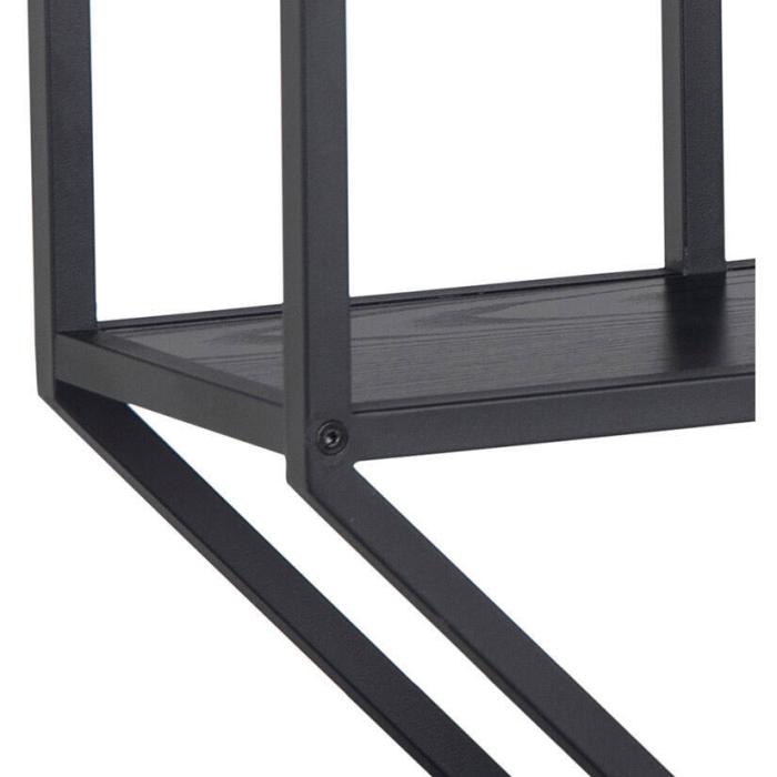 Bild 7, Seaford 3 Oktogon Vägg Melamin Svart / Svart | Utgått | Bonus Möbler