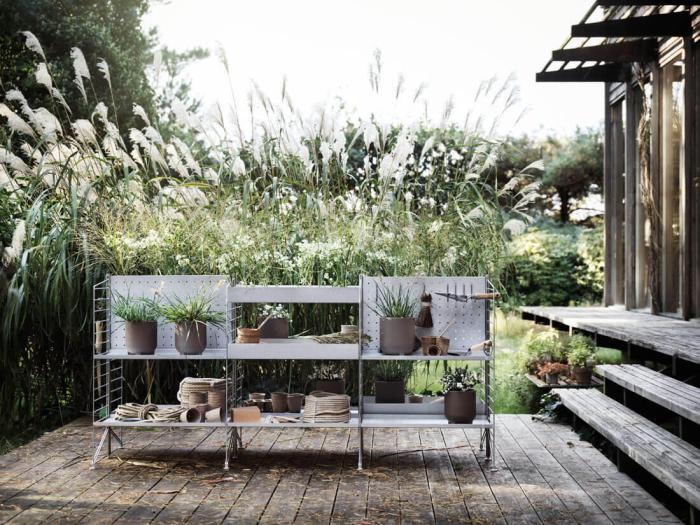 Bild 3, String Fristående Utomhushylla Galvaniserad | String | Bonus Möbler