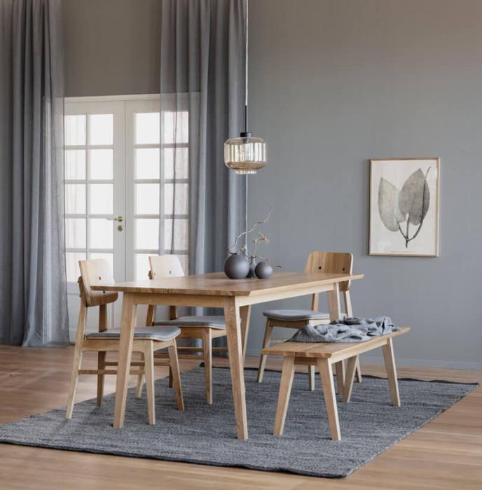 Bild 9, Nagano Lackad ek / Ljusgrå | Rowico Home | Bonus Möbler