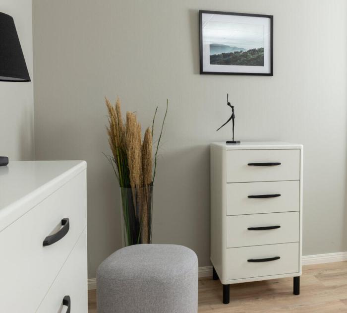 Bild 12, Key West B51 cm 4 lådor Vit | Utgått | Bonus Möbler