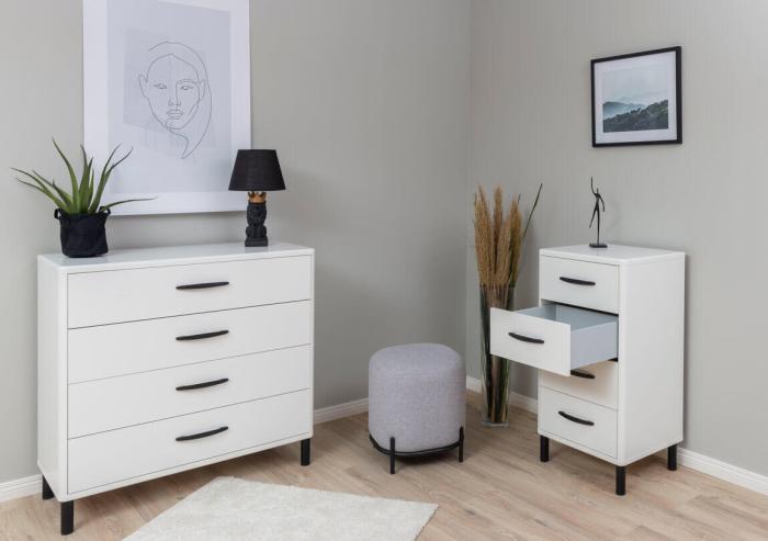 Bild 14, Key West B51 cm 4 lådor Vit | Utgått | Bonus Möbler