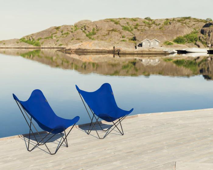 Bild 4, Sunshine Mariposa Atlantic Blue - Cuero Design - Bonus Möbler