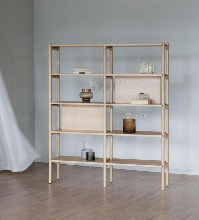 Bild 4, Holton Hög 140X166 cm Lackad ek | Rowico Home | Bonus Möbler