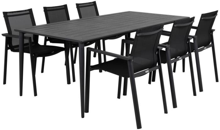 Bild 9, Delia Textilene Antracit - Brafab - Bonus Möbler