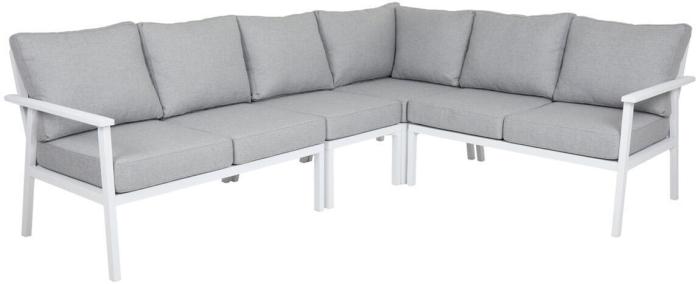 Bild 4, Samvaro Hög Hörndel Vit / Grå | Brafab | Bonus Möbler