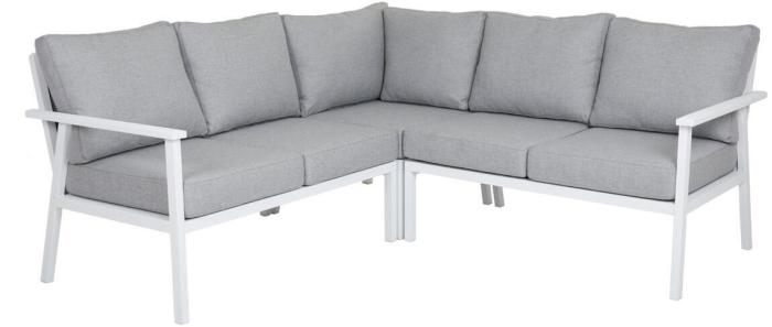 Bild 3, Samvaro Hög Hörndel Vit / Grå | Brafab | Bonus Möbler