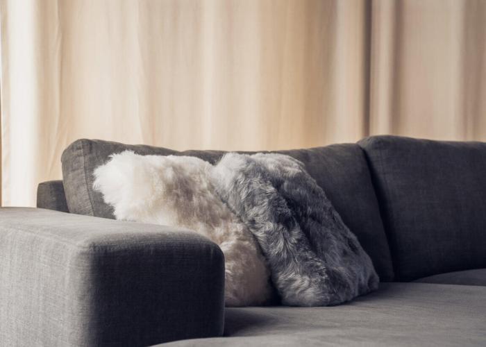 Bild 5, Icelandic Sheepskin Shorn Grey - Cuero Design - Bonus Möbler
