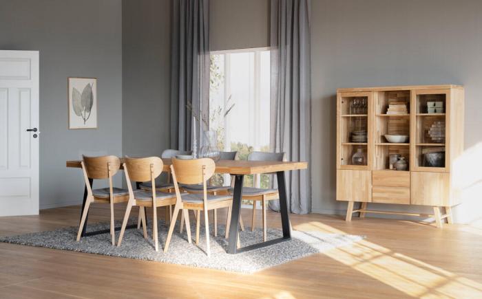 Bild 7, Kato Lackad ek / Ljusgrå | Rowico Home | Bonus Möbler