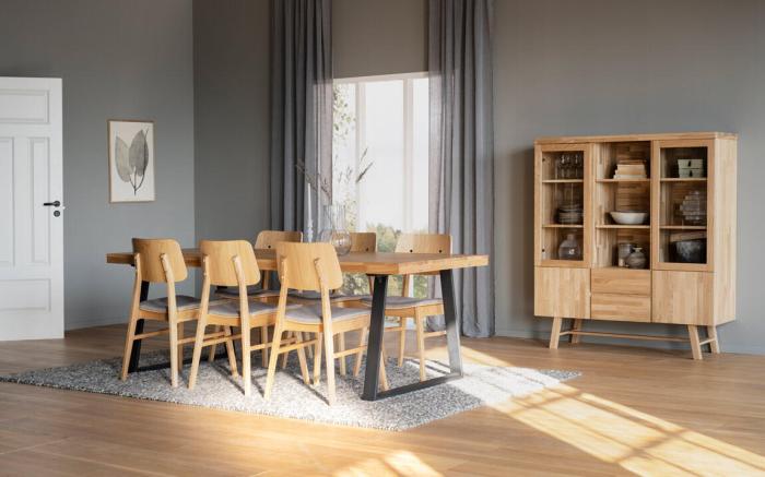 Bild 14, Nagano Lackad ek / Ljusgrå | Rowico Home | Bonus Möbler