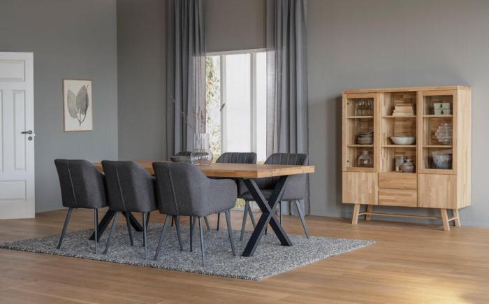 Bild 15, Kato Lackad ek / Ljusgrå | Rowico Home | Bonus Möbler