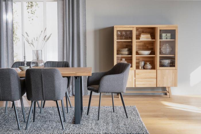 Bild 16, Kato Lackad ek / Ljusgrå | Rowico Home | Bonus Möbler