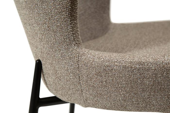 Bild 6, Glam Bouclétyg Pebble Earth / Black | Dan-Form | Bonus Möbler