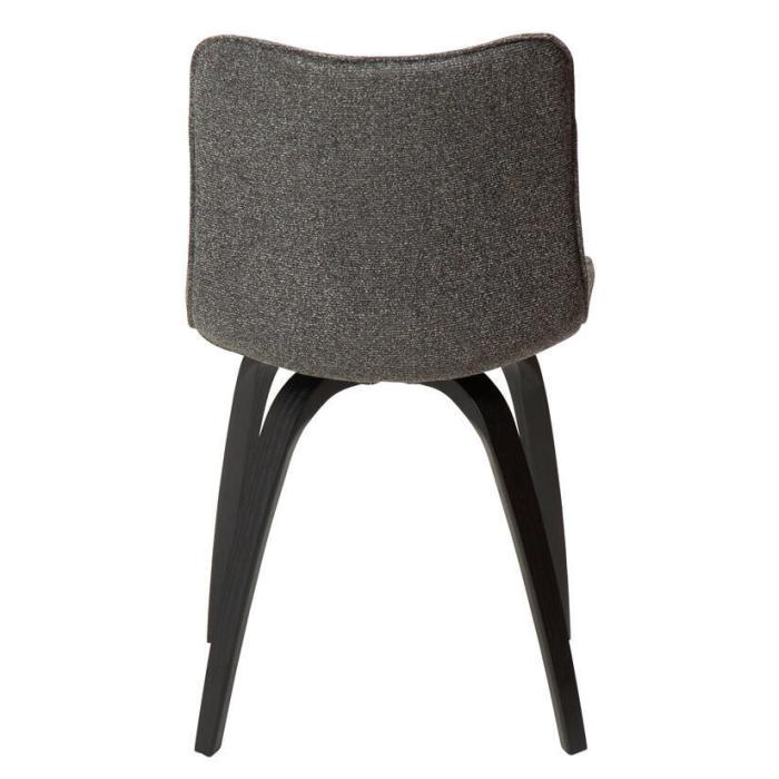 Bild 4, Glee Bouclétyg, svarta ben Pebble Grey | Dan-Form | Bonus Möbler