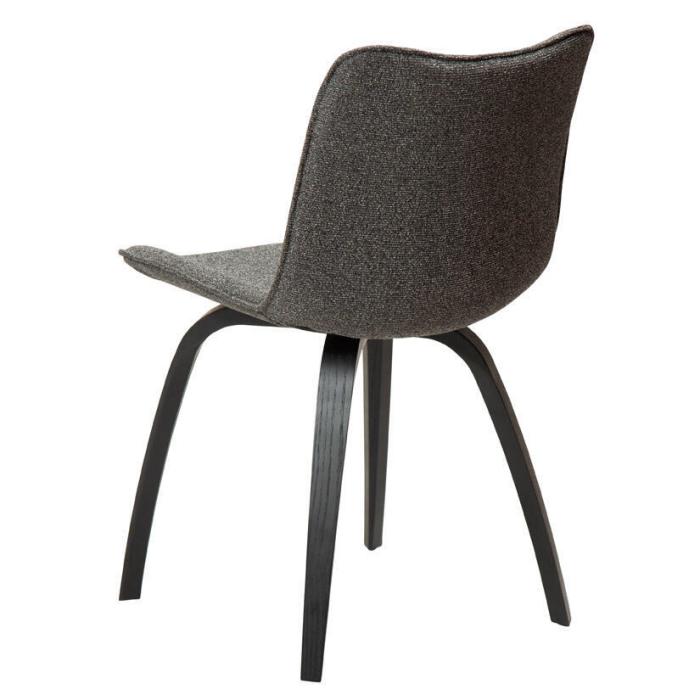 Bild 5, Glee Bouclétyg, svarta ben Pebble Grey | Dan-Form | Bonus Möbler