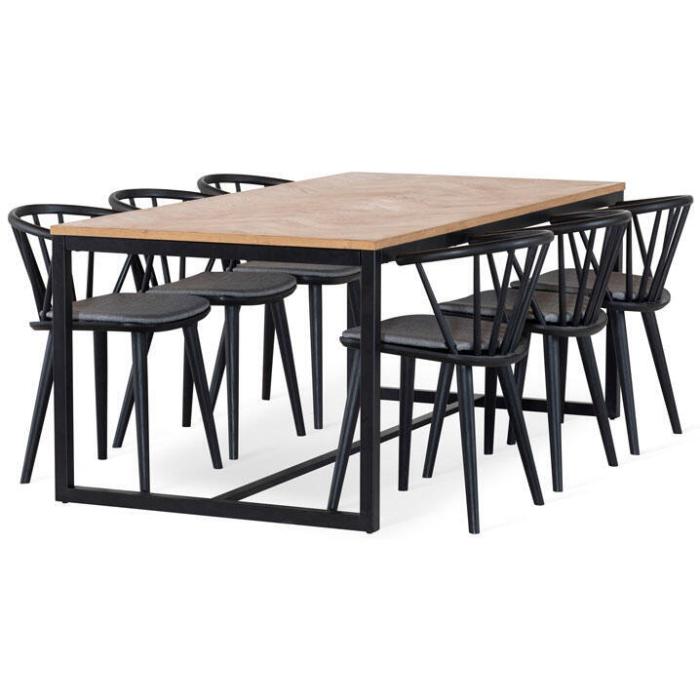 Bild 4, Fishbone 190X95 cm Oljad ek | Utgått | Bonus Möbler