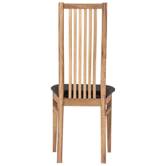 Bild 6, Allegro Oljad Ek Stolar Läder Svart | Torkelson | Bonus Möbler