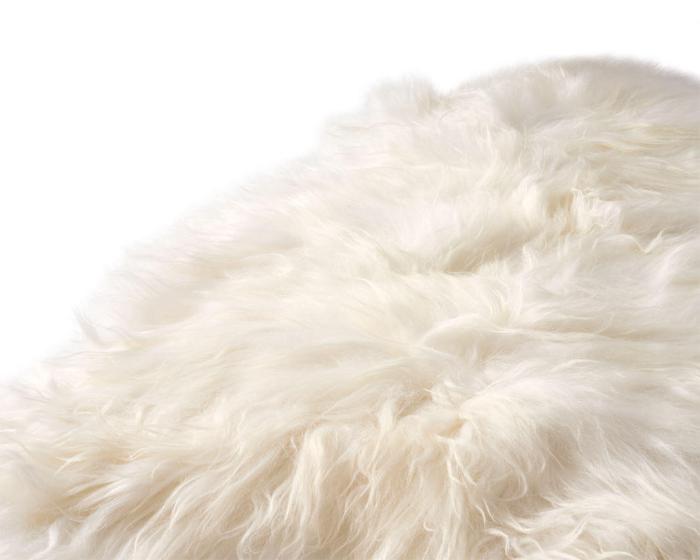 Bild 2, Icelandic Sheepskin Wild White - Cuero Design - Bonus Möbler