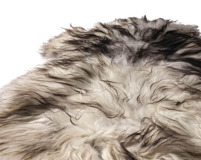 Bild 2, Icelandic Sheepskin Wild Grey - Cuero Design - Bonus Möbler