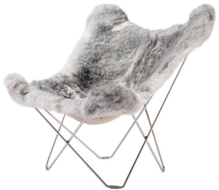 Bild 4, Iceland Mariposa Shorn Grey | Cuero Design | Bonus Möbler