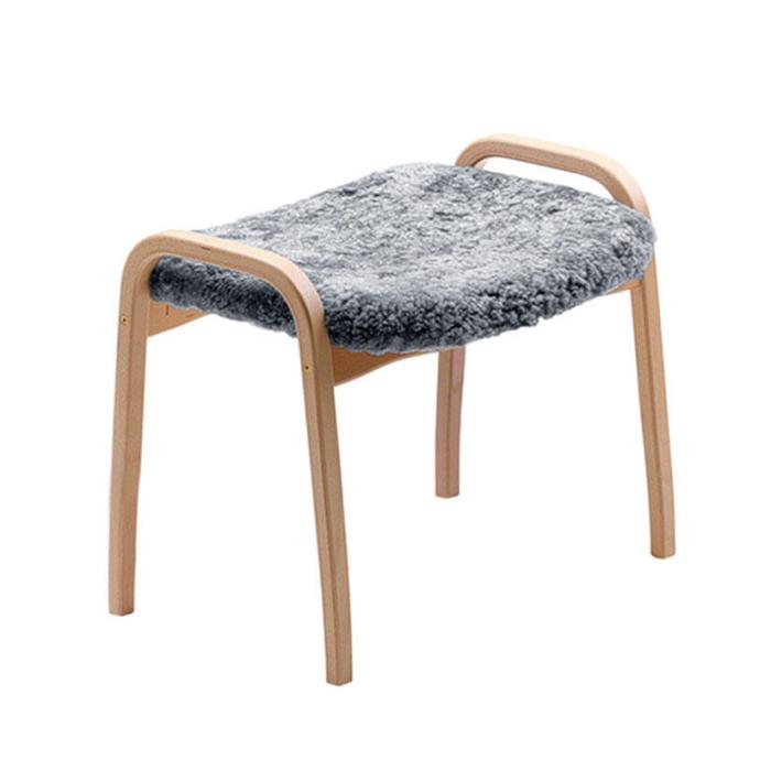 Bild 3, Lamino Lackad Bok Fårskinn Graphite - Swedese - Bonus Möbler